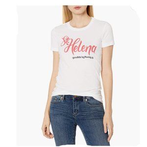 Marky G Apparel 6004 Women's ST HELENA T-shirt WHITE , SIZE XL